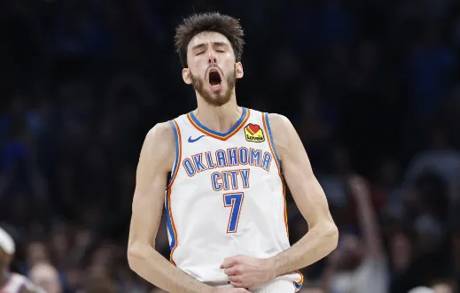 博鱼体育登录入口-雷记：切特能排进DPOY评选的前两名，他今日是统治级别的